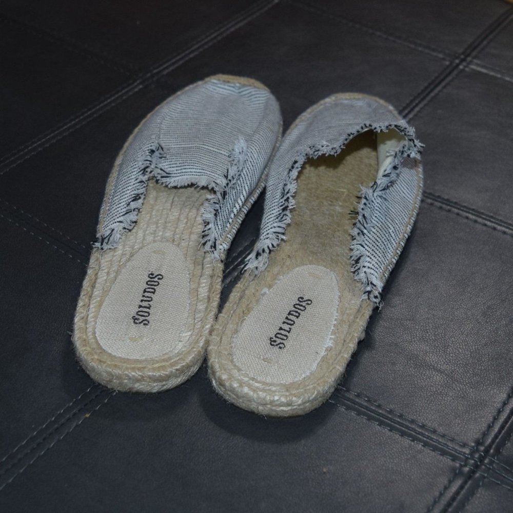 Soludos Women's sz 9  Mules Espadrilles Slip On Shoes - Never Worn Outside - Picture 3 of 5